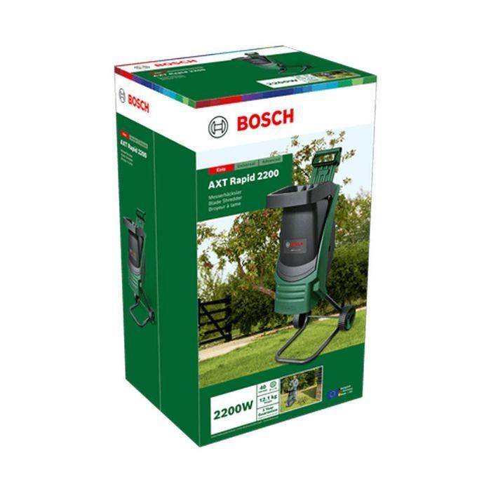 Trituradora de madera Bosch AXT RAPID 2200 - Con cable, 2200 W 1 Trituradora de madera Bosch AXT RAPID 2200 - Con cable, 2200 W 1