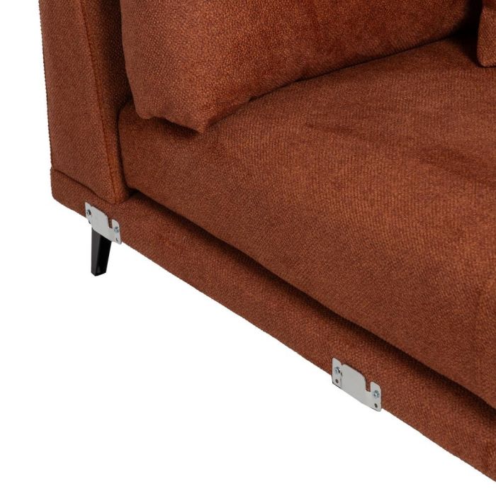 Sofá Chaise Longue Derecha Teja Tejido 284 X 173 X 100 cm