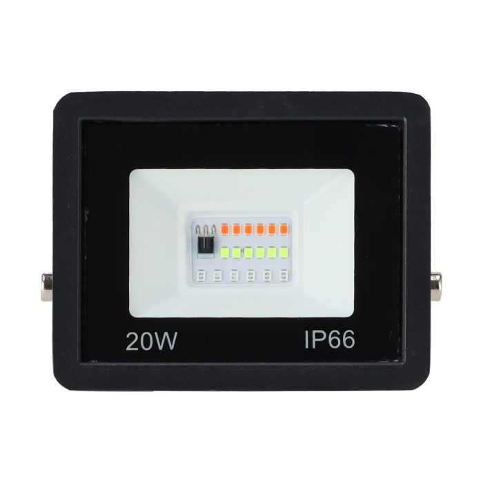 Proyector LED RGBW con Mando a Distancia 20W Exterior IP65 RGB Ref: HO-ICRGBFL-20W 1 Proyector LED RGBW con Mando a Distancia 20W Exterior IP65 RGB Ref: HO-ICRGBFL-20W 1