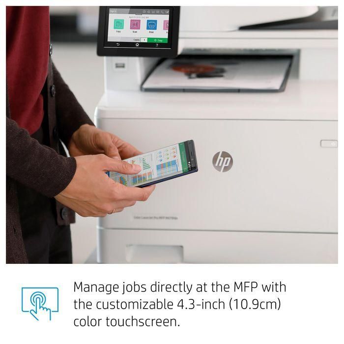 HP Color LaserJet Pro M479fnw Impresora Multifunción Profesional Láser Color con Fax, Red y WiFi para Oficina 2