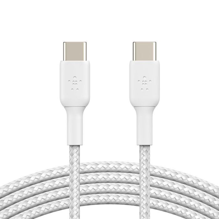 Cable USB-C Belkin CAB004BT2MWH2PK Blanco 2 m (2 Unidades) 8 Cable USB-C Belkin CAB004BT2MWH2PK Blanco 2 m (2 Unidades) 8