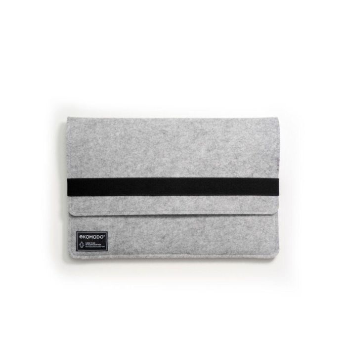 EKOMODO HR-003 HAZI Funda Ecológica Minimalista para Portátil o Tablet 33 cm (13") Protección Sostenible Negro, Gris