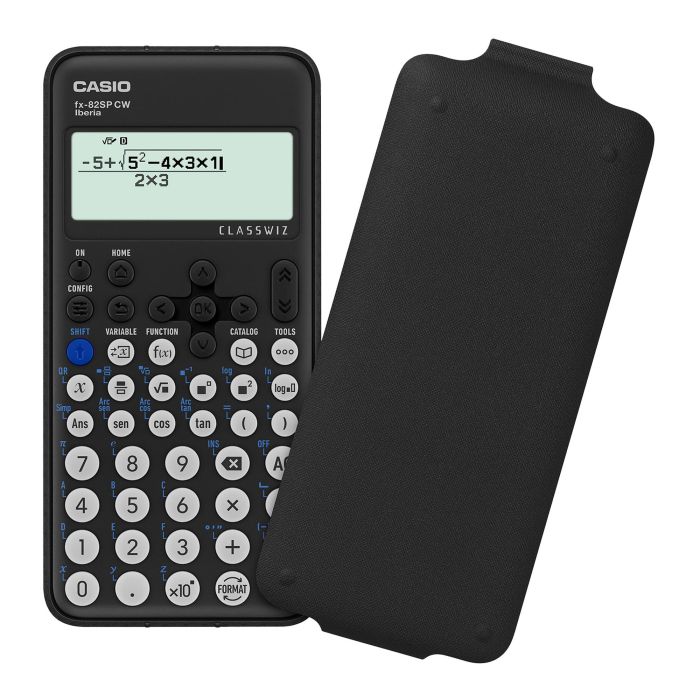 Calculadora Casio Fx-82Sp Cw Iberia Classwiz Cientifica + 300 Funciones 9 Memorias Con Tapa 1