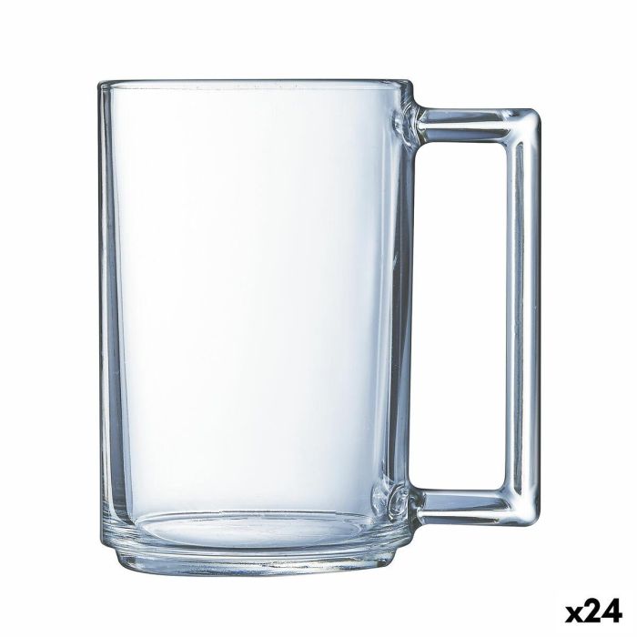 Taza Luminarc à La Bonne Heure Transparente Desayuno Vidrio 320 ml (24 Unidades) 0 Taza Luminarc à La Bonne Heure Transparente Desayuno Vidrio 320 ml (24 Unidades) 0