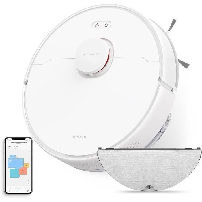 DREAME D9Max Blanco - Robot Aspirador 2 en 1 - Navegación LDS Inteligente Láser - 4.000Pa - Múltiples Mapas de Suelo DREAME D9Max Blanco - Robot Aspirador 2 en 1 - Navegación LDS Inteligente Láser - 4.000Pa - Múltiples Mapas de Suelo