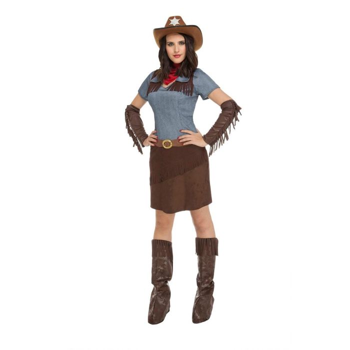 My Other Me Disfraz de Cowgirl para Adolescentes Talla S (hasta 14 años) 100% Poliéster Multicolor