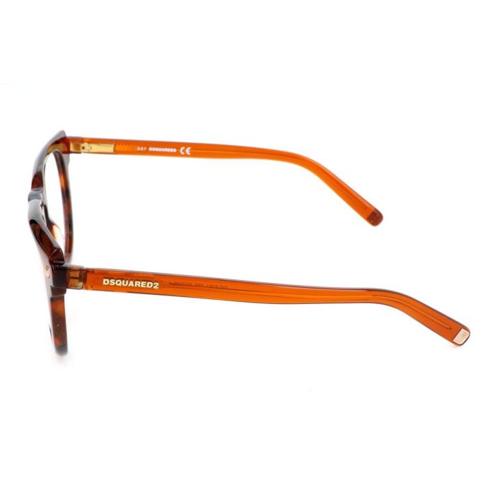 Montura de Gafas Unisex Dsquared2 DQ5251-56 Marrón Ø 52 mm