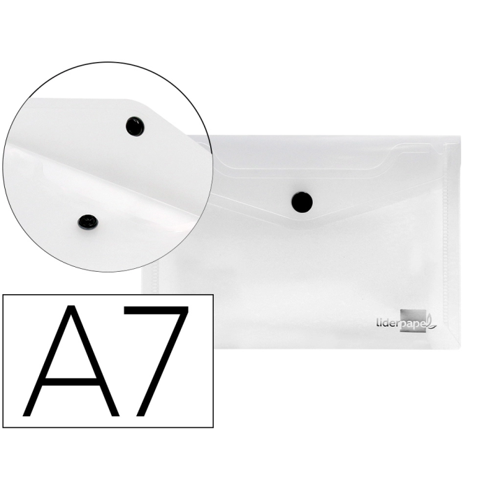Liderpapel 44224 Carpeta Dossier Polipropileno DIN A7 Color Transparente 0 Liderpapel 44224 Carpeta Dossier Polipropileno DIN A7 Color Transparente 0