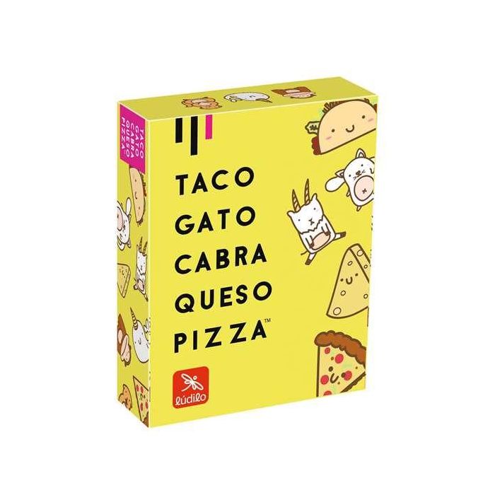 Ludilo Juego Taco, Gato, Cabra, Queso, Pizza, Juego de Cartas para 8+ Años, 64 Cartas 0 Ludilo Juego Taco, Gato, Cabra, Queso, Pizza, Juego de Cartas para 8+ Años, 64 Cartas 0