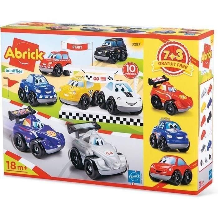 Box 10 Vehículos Fast Car Ecoiffier 1