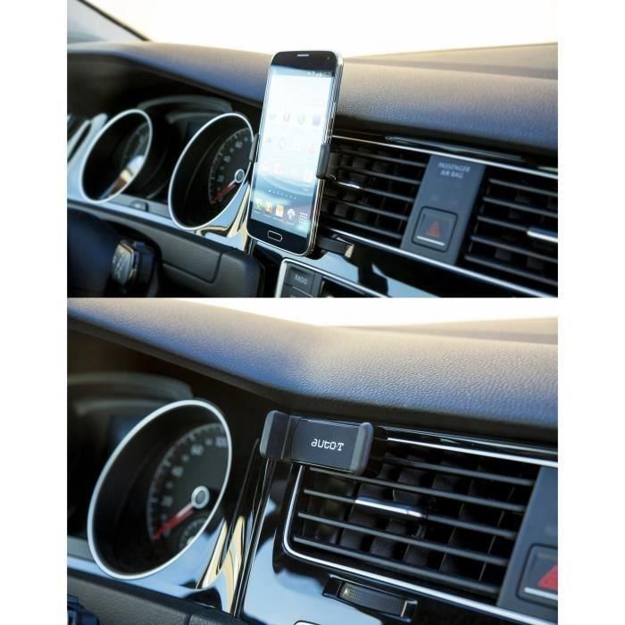 Soporte discreto de AUTO-T para teléfonos inteligentes en aireadores 2 Soporte discreto de AUTO-T para teléfonos inteligentes en aireadores 2