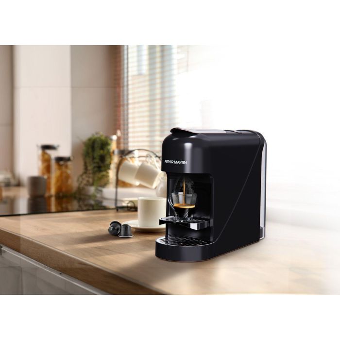 Arthur Martin AMN230N - Cafetera de cápsulas Espresso y Lungo 1400 W Negra 2