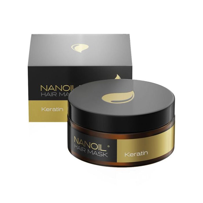 Nanoil Mascarilla Capilar Keratina Antiencrespamiento Reparadora para Cabello Dañado 300 ml Nanoil Mascarilla Capilar Keratina Antiencrespamiento Reparadora para Cabello Dañado 300 ml