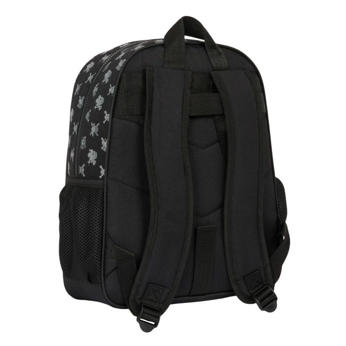 Mochila Escolar One Piece Negro 32 x 38 x 12 cm 1