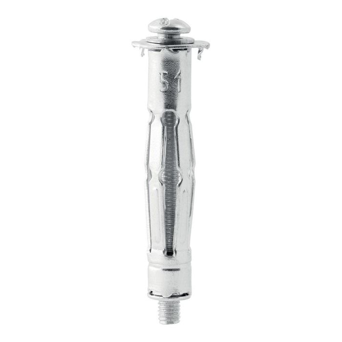 Rapid Taco de expansión metálico Ø11x52 tornillo m5x63, resistencia 40 kg, especial pladur y paredes huecas, bolsa 10 unid