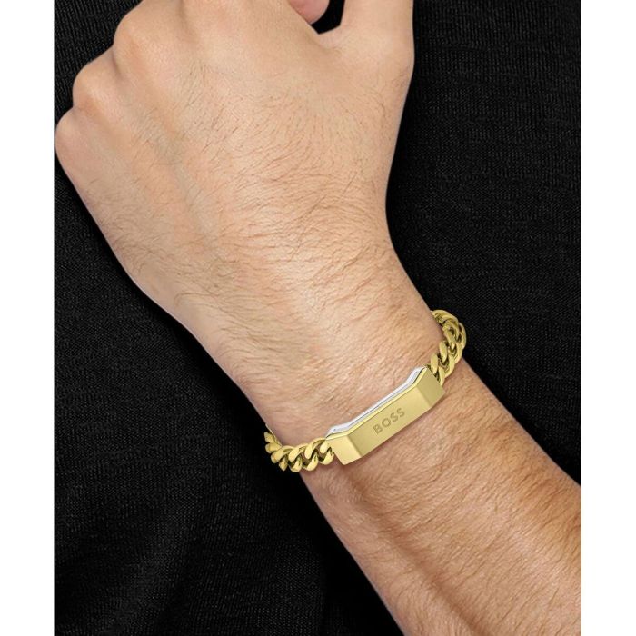 Pulsera Hombre Hugo Boss 1580318M Acero Inoxidable 19 cm 2 Pulsera Hombre Hugo Boss 1580318M Acero Inoxidable 19 cm 2