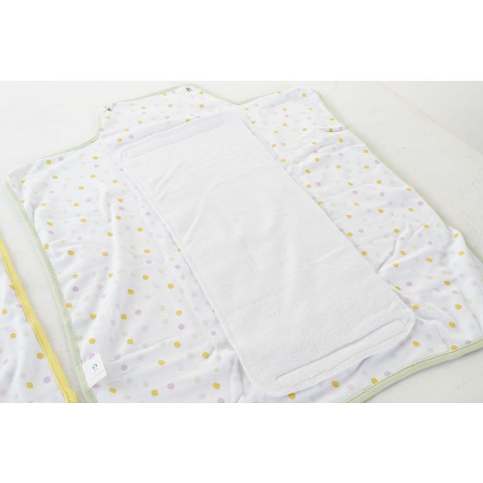 DKD Home Decor Cambiador 1 x 40 x 22 cm Amarillo Verde 2 Unidades