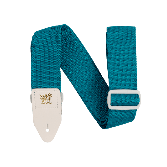 Correa Guit/ Bajo Polypro - Verde Azulado & Blanco 1 Correa Guit/ Bajo Polypro - Verde Azulado & Blanco 1