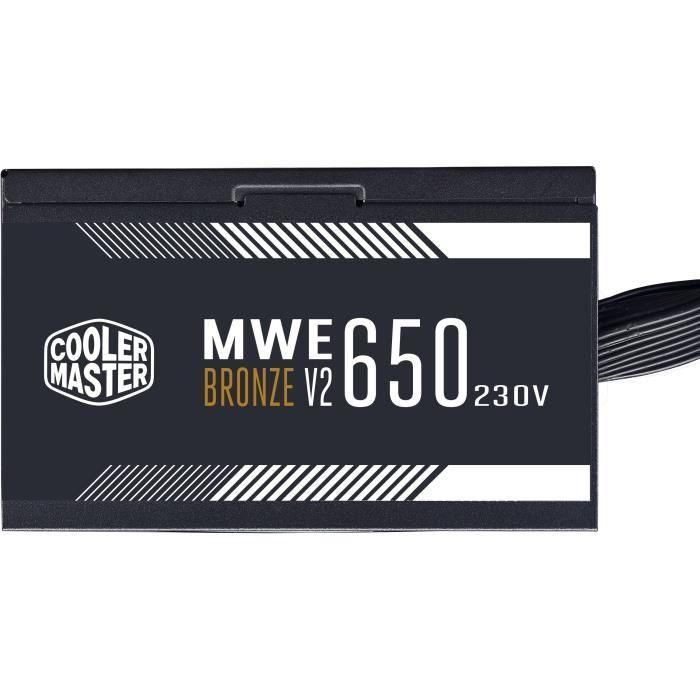 Fuente de Alimentación Cooler Master MPE-6501-ACABW-BEU ATX 650 W 80 Plus Bronze 1 Fuente de Alimentación Cooler Master MPE-6501-ACABW-BEU ATX 650 W 80 Plus Bronze 1