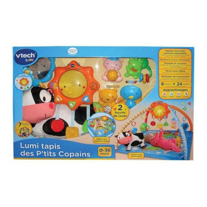 Vtech Baby Alfombra de Actividades Lumi Little Friends con Arcos, 4 Sonajeros y Espejo para Bebés desde el Nacimiento 1 Vtech Baby Alfombra de Actividades Lumi Little Friends con Arcos, 4 Sonajeros y Espejo para Bebés desde el Nacimiento 1