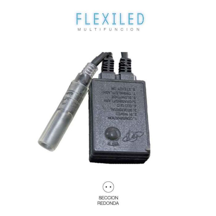 Edm Programador tubo flexiled 20m IP44 interior-exterior 8 funciones 0 Edm Programador tubo flexiled 20m IP44 interior-exterior 8 funciones 0