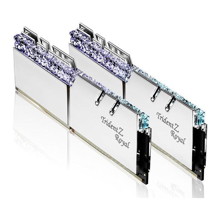 G.Skill F4-3600C16D-32GTRSC Trident Z Royal 32 GB (2x16GB) DDR4 3600 MHz DIMM CL16 Intel XMP para PC 3 G.Skill F4-3600C16D-32GTRSC Trident Z Royal 32 GB (2x16GB) DDR4 3600 MHz DIMM CL16 Intel XMP para PC 3