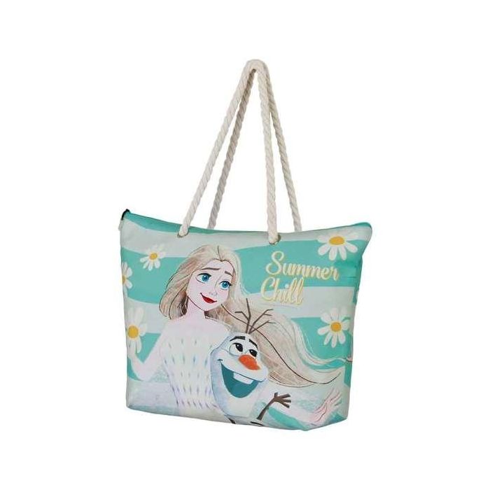 Karactermania Bolsa de Playa Soleil Frozen 2 Chill Azul Poliéster 52x17x37 cm 1