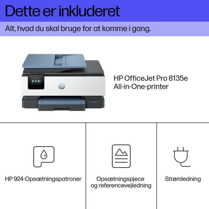 HP OfficeJet Pro 8135e Impresora Multifunción Color Tinta con Fax para Hogar/Oficina, compatible con HP Instant Ink y HP+ 18