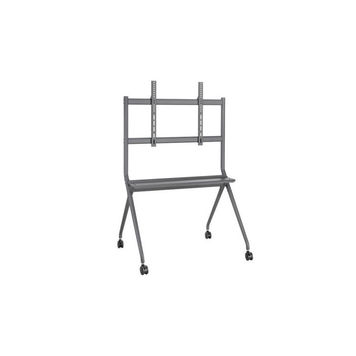 AISENS - SOPORTE DE SUELO PRO CON RUEDA PARA PANTALLA INTERACTIVA/TV 120KG DE 50-86, NEGRO
