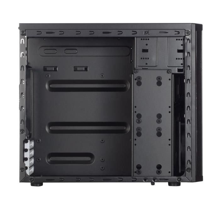 Fractal Design Core 1100 Caja PC Mini Torre Negra compatible Micro ATX/Mini ITX, ventilador 120mm, USB 2.0/3.0, GPU 350mm 2