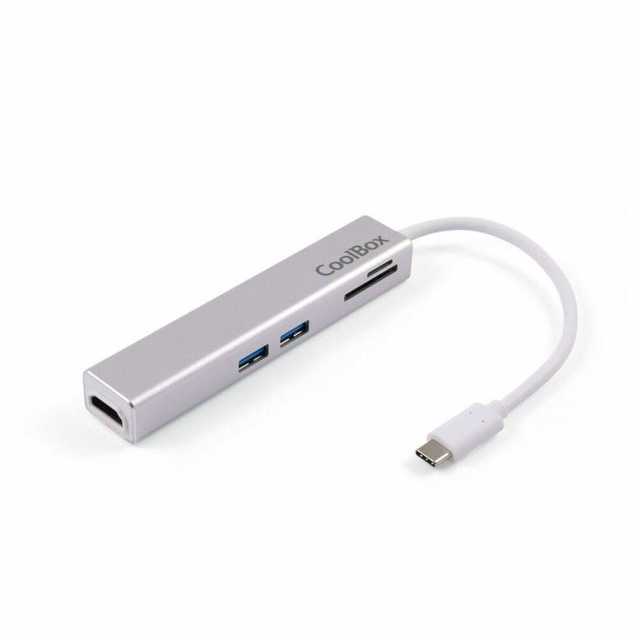 Dockstation CoolBox COO-DOCK-02 Gris 1 Dockstation CoolBox COO-DOCK-02 Gris 1