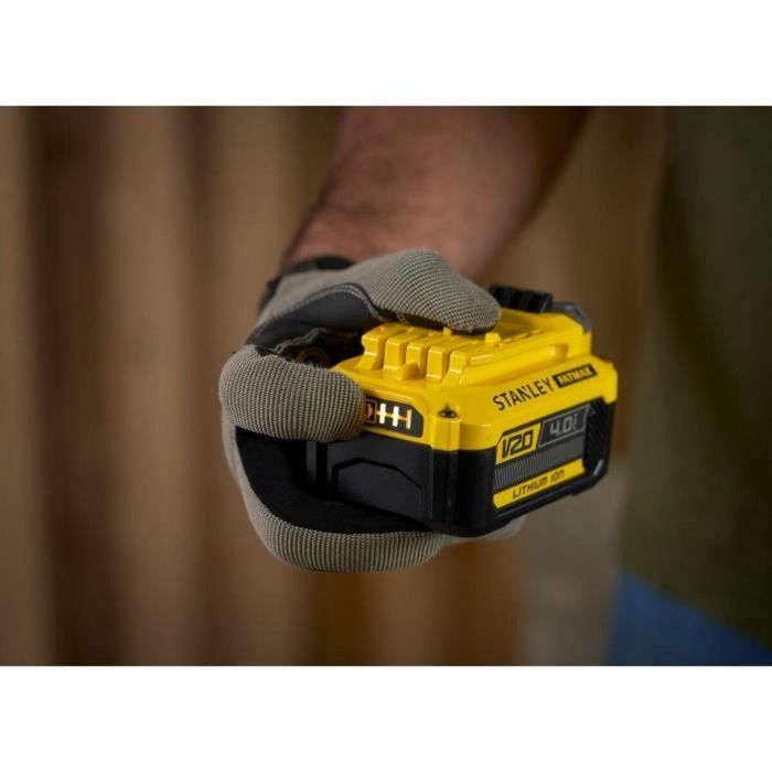 STANLEY FATMAX SFMCB14M1-QW Kit de Inicio V20 con Cargador Rápido 2A y 1 Batería 18V 4Ah 1 STANLEY FATMAX SFMCB14M1-QW Kit de Inicio V20 con Cargador Rápido 2A y 1 Batería 18V 4Ah 1