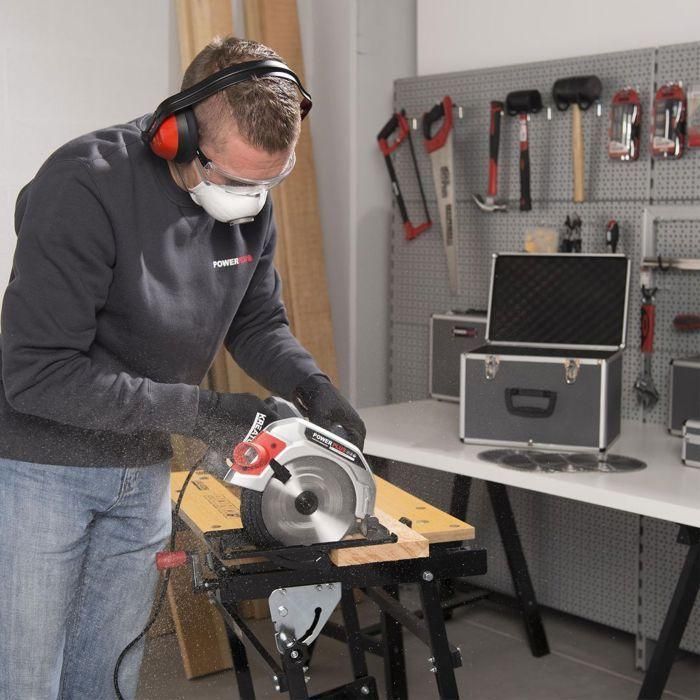 Powerplus POWE30050 Sierra Circular 1200 W, Ángulo Ajustable 90°/45°, Profundidad 65/45 mm, Hoja 185x20 mm, 5500 rpm 3 Powerplus POWE30050 Sierra Circular 1200 W, Ángulo Ajustable 90°/45°, Profundidad 65/45 mm, Hoja 185x20 mm, 5500 rpm 3