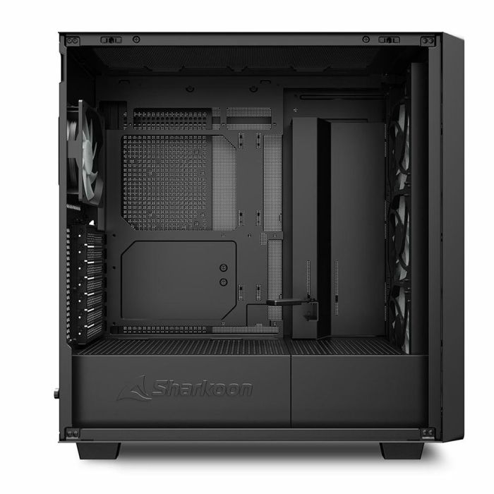 Sharkoon REBEL C70G RGB - Torre Gaming Full Tower con Panel Frontal de Madera, Cristal Templado y 4 Ventiladores RGB Negro 6 Sharkoon REBEL C70G RGB - Torre Gaming Full Tower con Panel Frontal de Madera, Cristal Templado y 4 Ventiladores RGB Negro 6