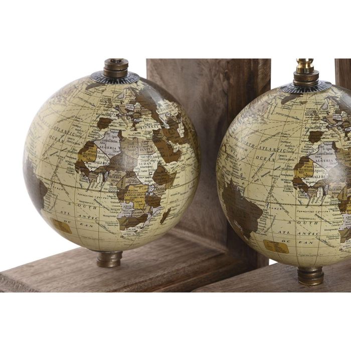 Sujetalibros Vintage DKD Home Decor Marron 10 x 15.5 x 15 cm Set de 2 2 Sujetalibros Vintage DKD Home Decor Marron 10 x 15.5 x 15 cm Set de 2 2