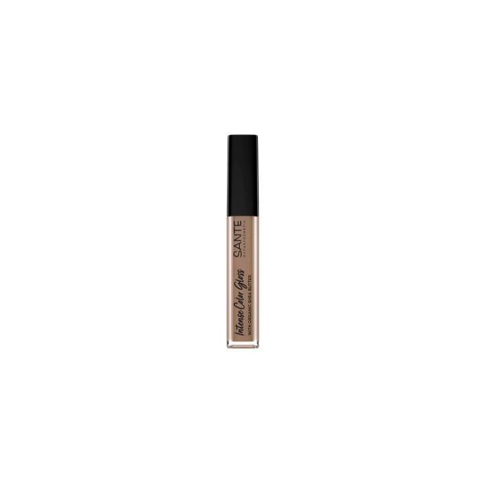 SANTE NATURKOSMETIK Brillo Labial Intenso 01 Glistening Nude 5,3 ml con Acabado Brillante