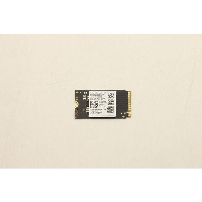 Lenovo M.2 PCIe 3.0 x4 SSD, 512GB capacity, 3100 MB/s sequential read speed, compact 2242 form factor for notebooks. Lenovo M.2 PCIe 3.0 x4 SSD, 512GB capacity, 3100 MB/s sequential read speed, compact 2242 form factor for notebooks.