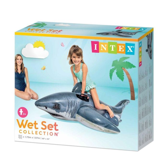 Figura Hinchable para Piscina Intex Tiburón 173 x 5,6 x 10,7 cm (6 Unidades) 1 Figura Hinchable para Piscina Intex Tiburón 173 x 5,6 x 10,7 cm (6 Unidades) 1