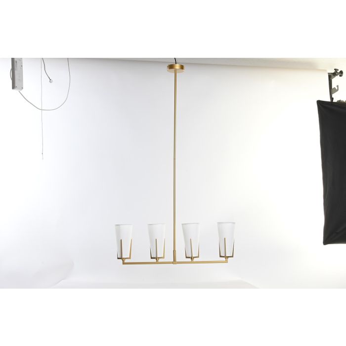 Lampara Techo Moderno DKD Home Decor Dorado Blanco 14 x 22 x 67 cm 4 Lampara Techo Moderno DKD Home Decor Dorado Blanco 14 x 22 x 67 cm 4