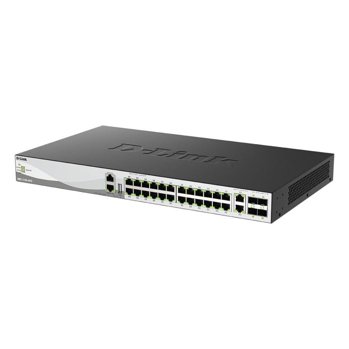 D-Link Switch DMS-3130-30TS L3 Gestionado 30 Puertos (24x SFP + 2x 10G Cobre), Apilable, VLAN, QoS, IPv6
