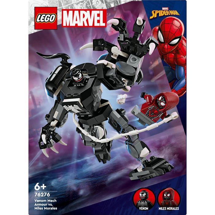 LEGO 76276 Marvel Armadura robótica de Venom contra Miles Morales, juguete de construcción con minifiguras 10 LEGO 76276 Marvel Armadura robótica de Venom contra Miles Morales, juguete de construcción con minifiguras 10
