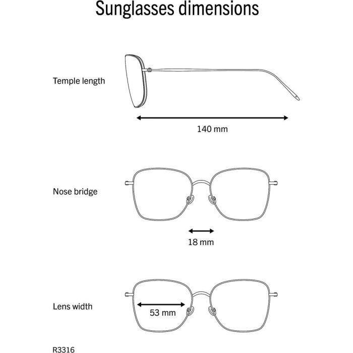 Gafas de Sol Mujer Rodenstock R3316 1 Gafas de Sol Mujer Rodenstock R3316 1