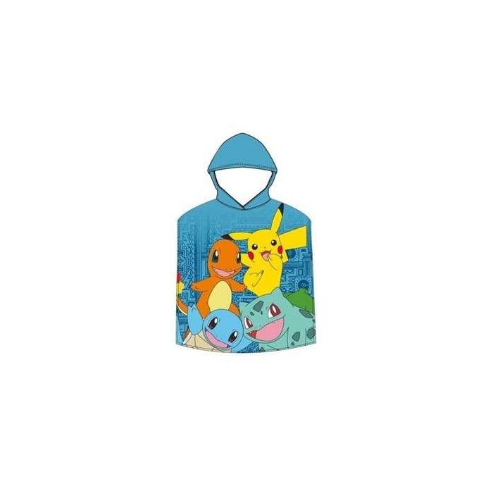 Poncho Safta De Microfibra Pokemon 1000x500 mm