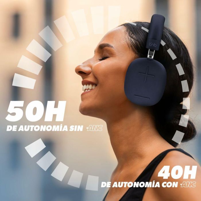 Auriculares Bluetooth con Micrófono T'NB BOUNCE Azul oscuro 7 Auriculares Bluetooth con Micrófono T'NB BOUNCE Azul oscuro 7