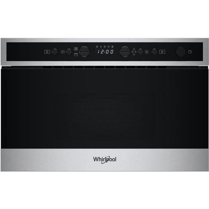 Whirlpool WMN4I4BXF Horno Microondas Empotrable Acero Inoxidable Antihuellas 22 L