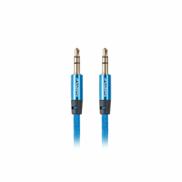 Lanberg CA-MJMJ-10CU-0030-BL Cable Minijack 3.5 mm Macho a Macho, 3m, Azul