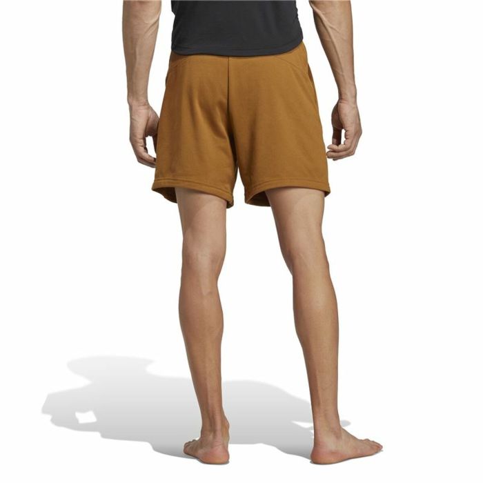 Pantalones Cortos Deportivos para Hombre Adidas Yoga Basert Dorado 4