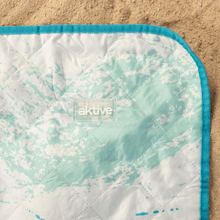 Toalla de Playa Aktive PEVA 200 x 1 x 150 cm (6 Unidades) 2