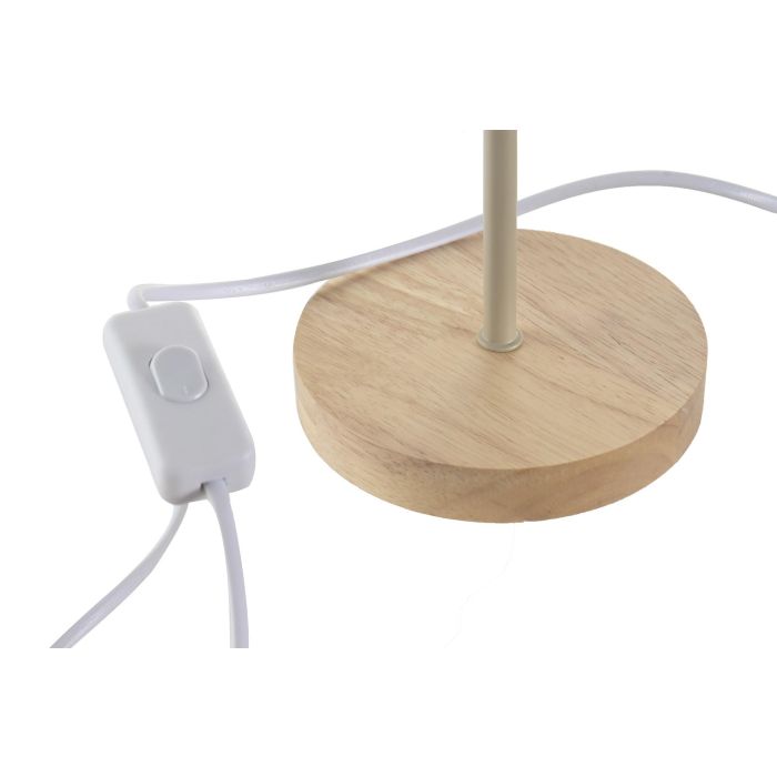 DKD Home Decor Lampara Sobremesa Shabby Marron Multicolor 15 x 36 x 15 cm (4 Unidades) 2