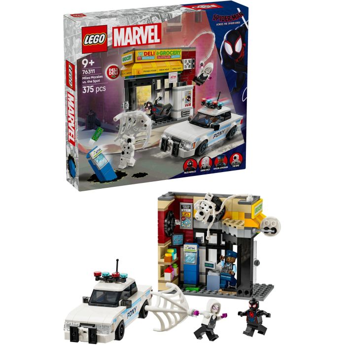 LEGO 76311 Marvel Spider-Verse: Miles Morales vs. The Smudge - Juego de Construcción para Niños 9+ años 13